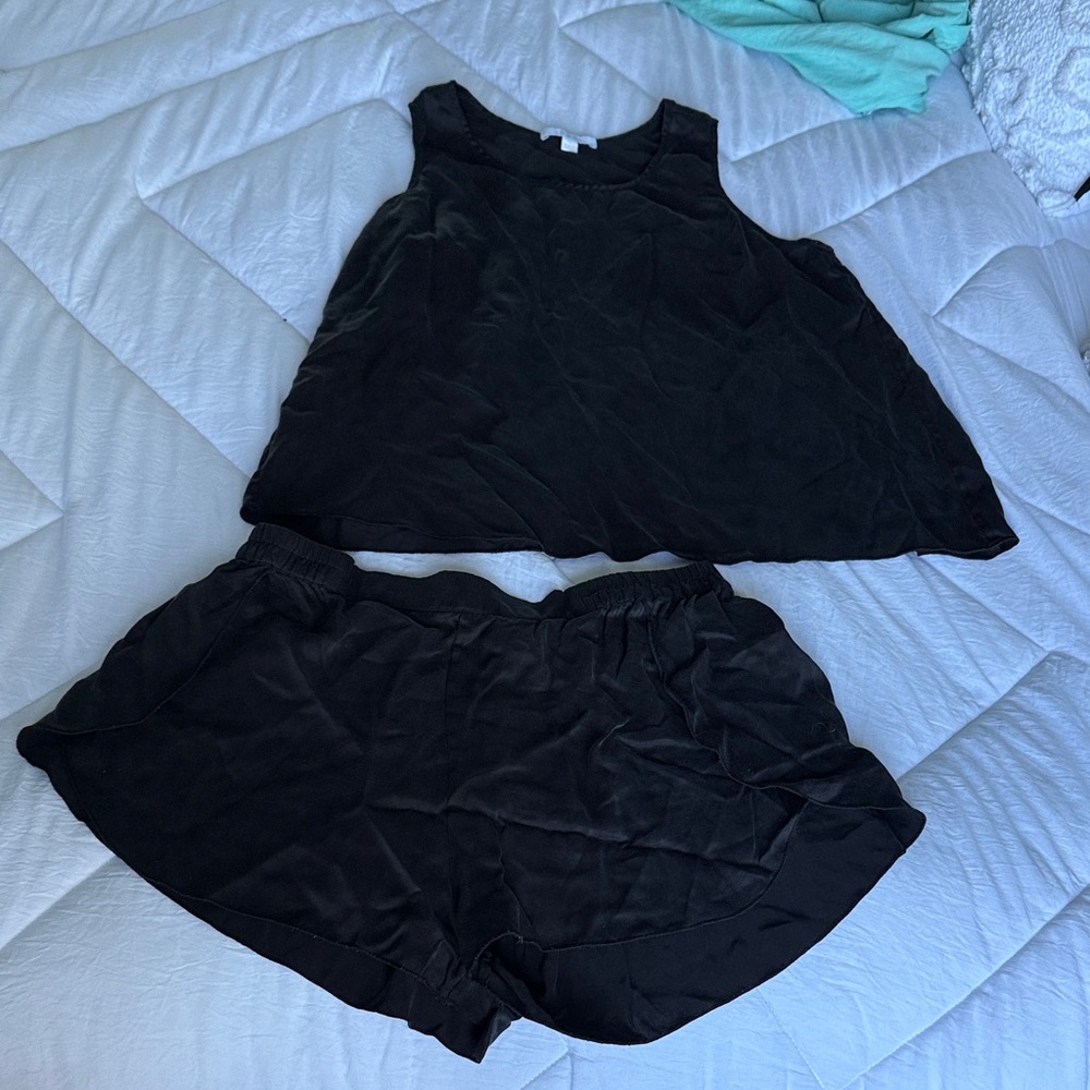 Lunya Black Sleepwear Set